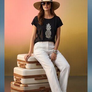 Tommy Bahama Black Pineapple Graphic Short Sleeve Tee L/XL